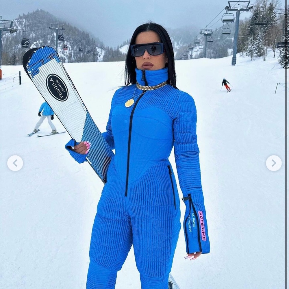 Khrisjoy Blue ski suit